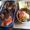 สเต็กเนื้อจะเข้ ที่ ร้านอาหาร สเต็กฮัก บ้านเขาทราย