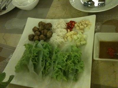แหนมเนือง ที่ ร้านอาหาร Viet Cuisine Central พระราม 3