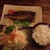 ปลาซาบะย่างซีอิ๊ว & สลัดกุ้ง  ที่ ร้านอาหาร Kyoto Japanese Restaurant
