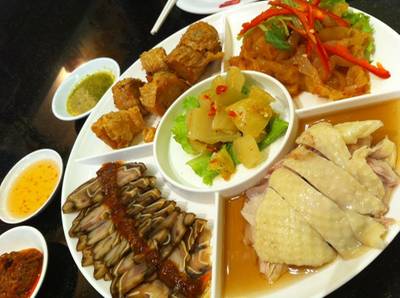 ออเดิร์ฟครอบครัว ที่ ร้านอาหาร ฮั่ว เซ่ง ฮง เซ็นทรัลพระราม 2