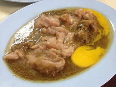 สุกี้หมู จานเล็ก (170.-) ที่ ร้านอาหาร สุกี้เอี้ยว-ฮั้ว 2498