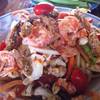 ตำไข่เค็ม ที่ ร้านอาหาร ส้มตำเจ๊อารี