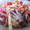 ยำปูม้า ที่ ร้านอาหาร ส้มตำเจ๊อารี