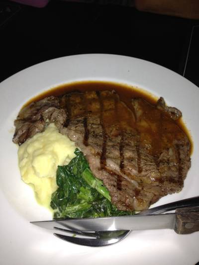 Rib-eye 360บาท ที่ ร้านอาหาร Wine Republic Thonglor