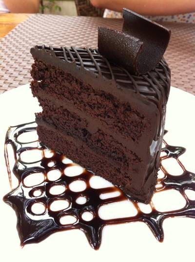 เค้กช็อคโกแลตภูผาดำ [85฿] ที่ ร้านอาหาร Charcao Bakery & Restaurant