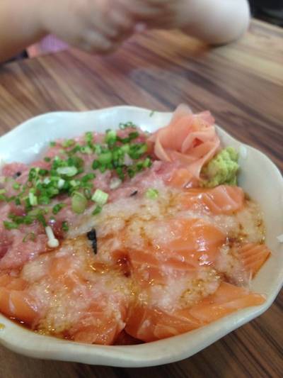อันนี้ก็ขอบอกๆ Negitoro Sakana don ที่ ร้านอาหาร Sakana Sushi & Sashimi