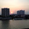 nice scene from bbq corner.  ที่ ร้านอาหาร River City Bar B-Q Corner