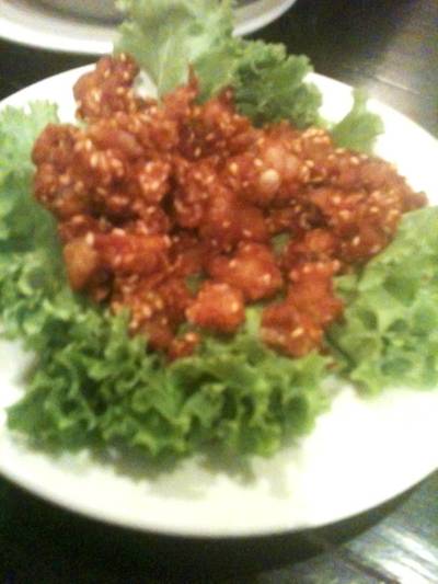 เอ็นข้อไก่ทอด ที่ ร้านอาหาร ญวนญี พระราม 5