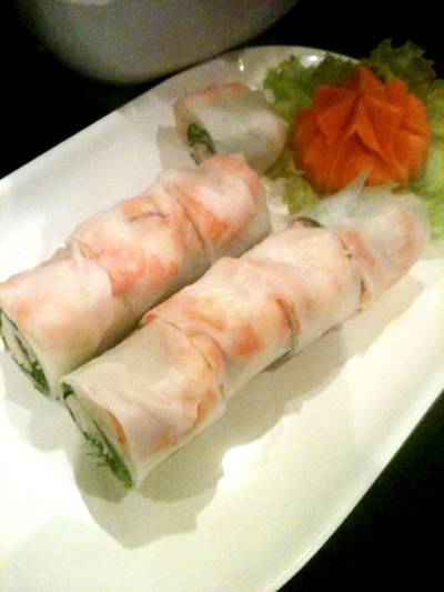 ป่อเปี๊ยะสดกุ้ง ที่ ร้านอาหาร ญวนญี พระราม 5