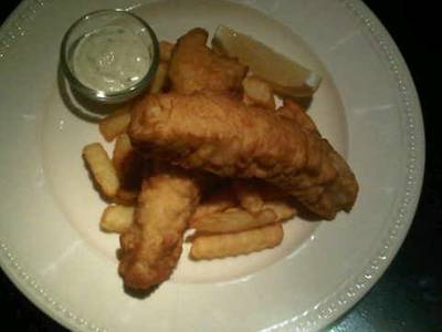 fish&chip ที่ ร้านอาหาร คาสิโน รอแยล