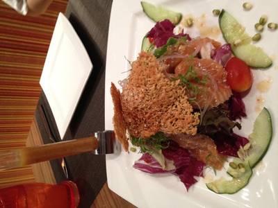 แซลมอน 20 นาที แซ่บดี! ที่ ร้านอาหาร Crave Aloft Bangkok