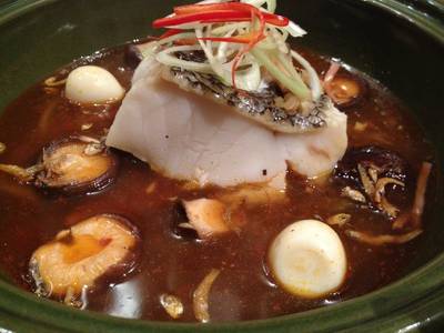 ปลาหิมะนึ่งสไตล์จีน ที่ ร้านอาหาร Crave Aloft Bangkok