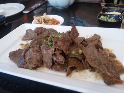 เนื้อออสเตรเลียสไลด์ Teppan Yaki ที่ ร้านอาหาร Hachi Teppanyaki & Sushi