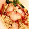 บะหมี่แห้งหมูแดง ที่ ร้านอาหาร ก๋องเมงจั้น