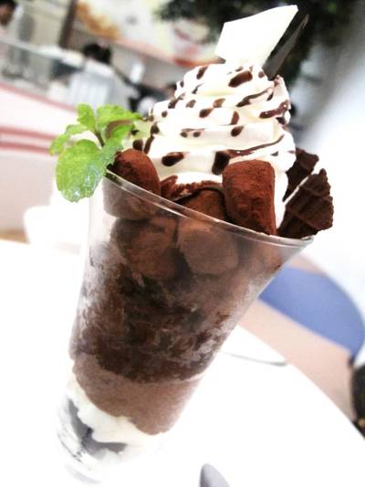Chocolate Mania Parfait ที่ ร้านอาหาร sfree เซ็นทรัล แจ้งวัฒนะ