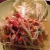 ส้มตำ ที่ ร้านอาหาร ละเมอ ชลบุรี