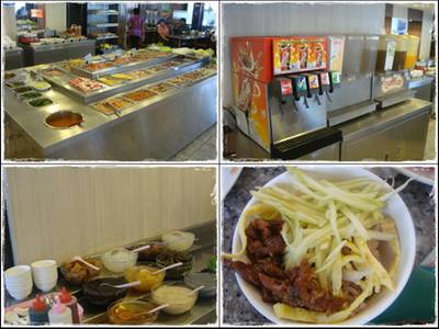 ภาพไลน์อาหารบางส่วน (ที่แอบถ่ายมาได้) ที่ ร้านอาหาร TMK  Suki Buffet สาขาชุกโดน