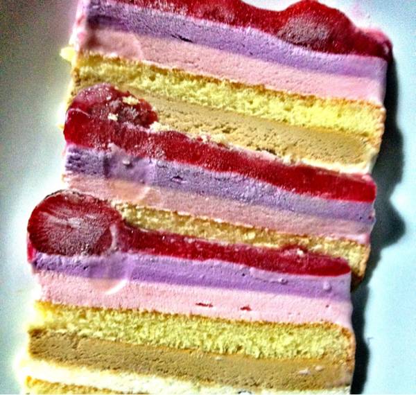 ice-cream cake  ที่ ร้านอาหาร chubby