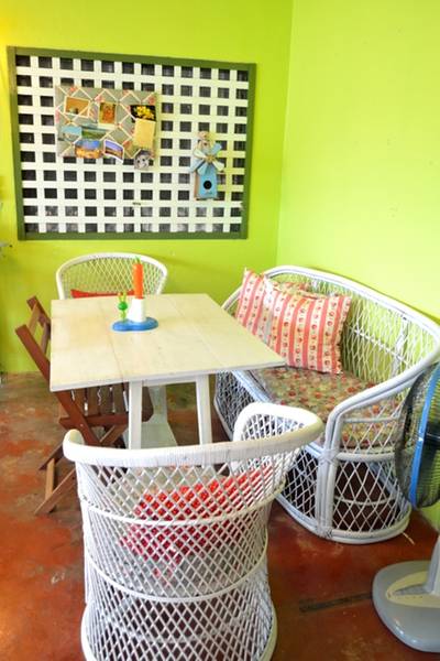 มุมน่านั่งอีกมุม ที่ ร้านอาหาร ร้านผักเขียว อาหารเวียดนาม