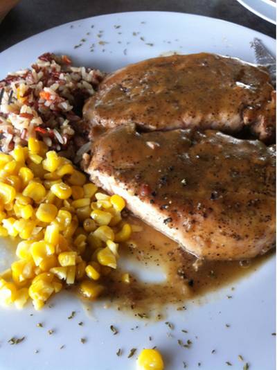 พอคชอพเทอริยากิ ที่ ร้านอาหาร Rex's Steak ปากช่อง พอคชอพเทอริยากิ ที่ ร้านอาหาร Rex's Steak ปากช่อง
