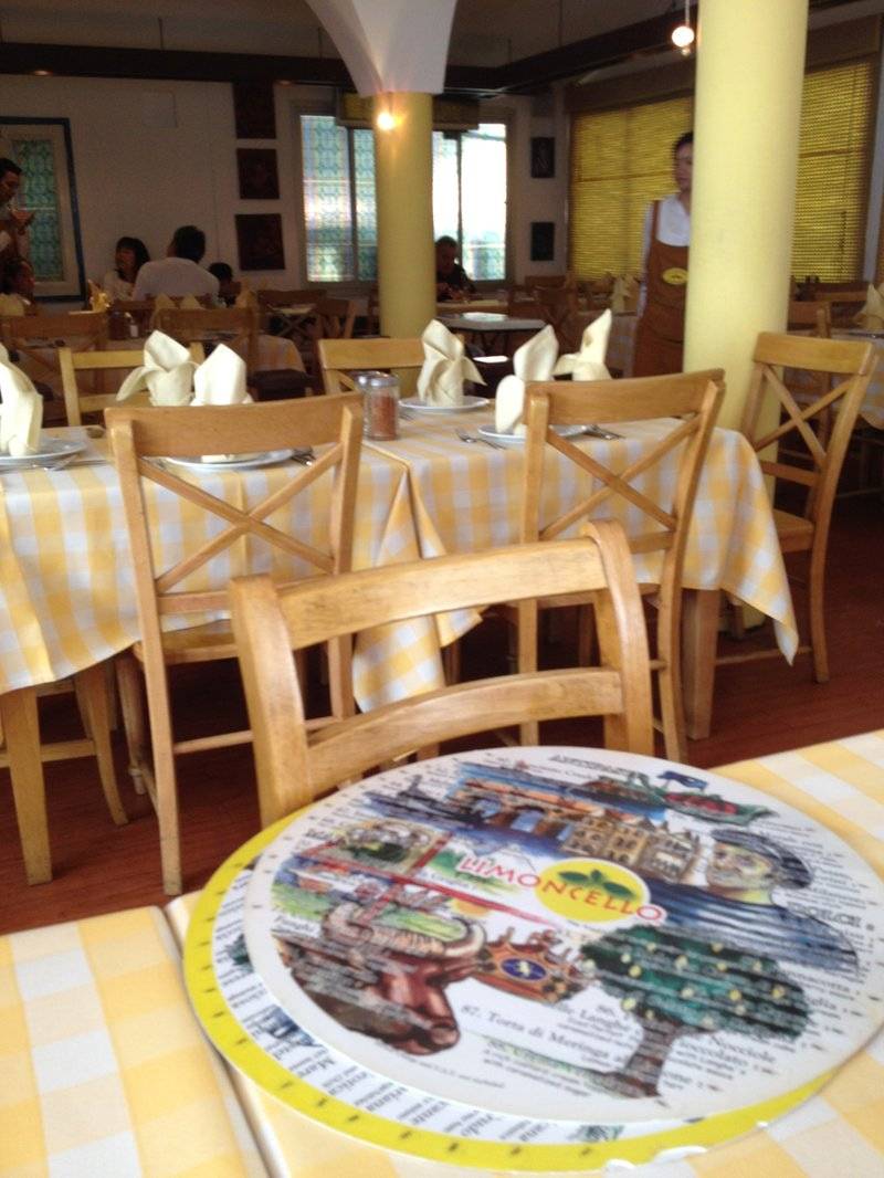 บรรยากาศร้าน ชั้น 2 ที่ ร้านอาหาร Pizzeria Limoncello