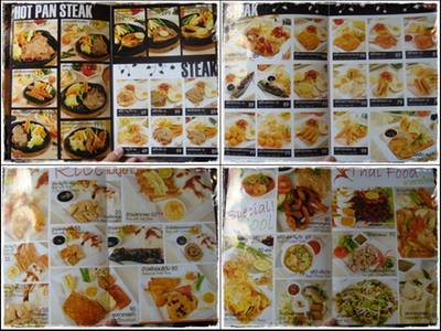 เมนูๆ ที่ ร้านอาหาร Mobile Steak & Coffee