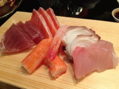 Sashimi รวม ที่ ร้านอาหาร Red Oven Sofitel So Bangkok