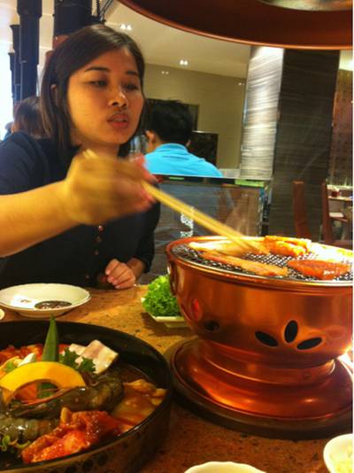 ร้านอาหาร Sukishi Charcoal Grill Central Rama 9