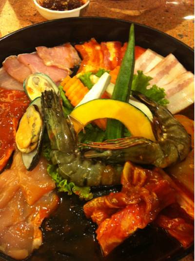 ร้านอาหาร Sukishi Charcoal Grill Central Rama 9