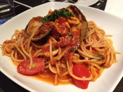 สปาเก็ตตี้ซีฟู้ด ที่ ร้านอาหาร Wine Connection Tapas Bar & Bistro Rain Hill