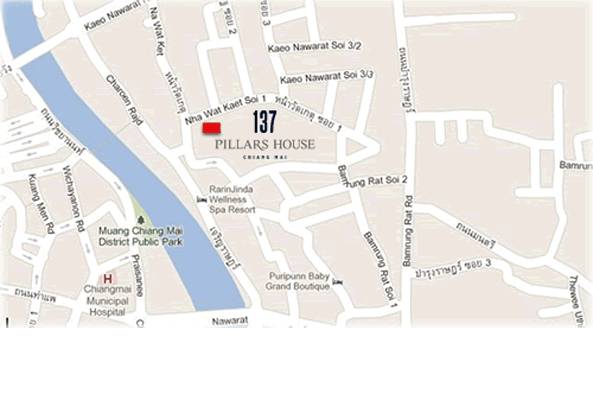 Map ที่ ร้านอาหาร The Dining Room 137 Pillars House