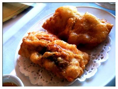 ฟองเต้าหู้ยัดใส้ทอด ที่ ร้านอาหาร China Palace สี่พระยา