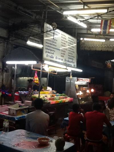 เมนูหน้าร้าน ที่ ร้านอาหาร ร้านอาหารกลมวรรณ