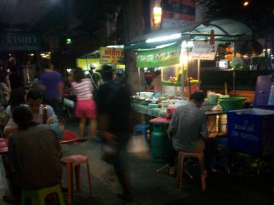 หน้าร้าน ที่ ร้านอาหาร ก๋วยเตี๋ยวไก่นายเล็ก