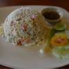 ข้าวผัดกุ้ง ที่ ร้านอาหาร ครัวสวนปาล์ม ซีฟู๊ด