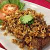 เนื้อสันทอดกระเทียม ที่ ร้านอาหาร พงหลีภัตตาคาร