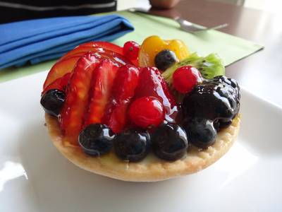 Fruit Tard ที่ ร้านอาหาร Dusit Gourmet