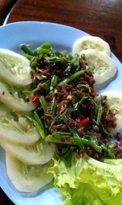 คั่วหม่ำ รสแซบ ที่ ร้านอาหาร น้อยกระโทก