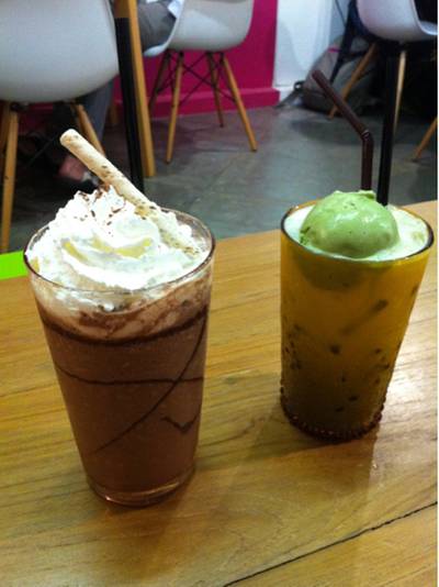 choco banana&matcha ที่ ร้านอาหาร Let's Sweet (Cafe & Pancake House)