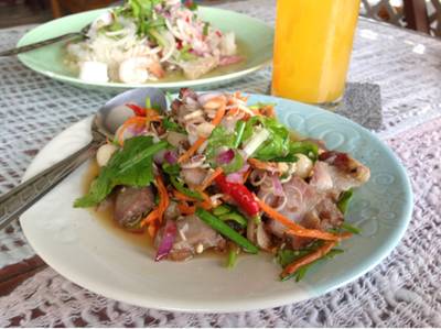 ร้านอาหาร บ้านสวนชมจันทร์