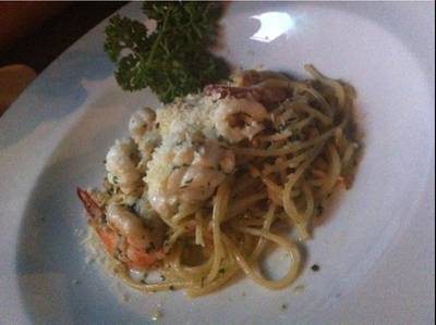 เพสโต้ทะเล..อร่อยดีค่ะ ที่ ร้านอาหาร Venice Vanich (เวนิส วานิช)