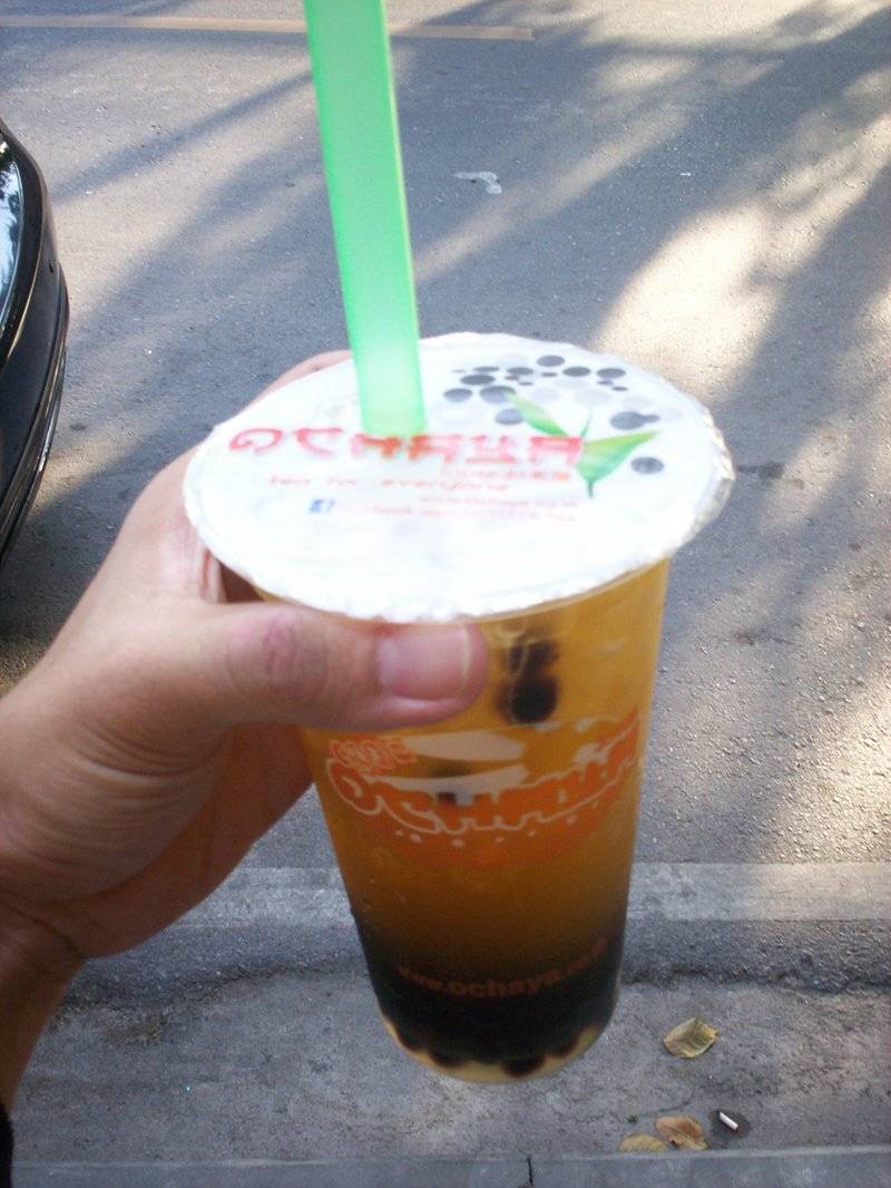 ชาเขียวมะลิ ที่ ร้านอาหาร ochaya ซอยคอนแวนท์