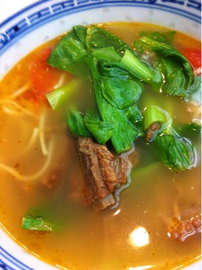 ราเมงจีนซี่โครงหมู ที่ ร้านอาหาร Peking Restuarant