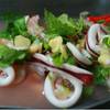 หมึกนึ่งมะนาว ที่ ร้านอาหาร ร้านพิกุลโภชนา(ขลุง)