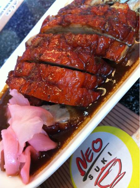 เป็ดย่าง
 ที่ ร้านอาหาร Neo Suki - Shabu Town in Town