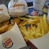  BK Mushroom Swiss Cheese Burger & Pock singles BBQ bacon cheese ที่ ร้านอาหาร BURGER KING Central World