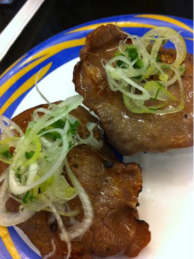 ลิ้นวัว ที่ ร้านอาหาร Heiroku Sushi Central World