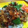 ปูนิ่มผัดพริกไทยดำ หร่อยใช้ได้แฮะ ที่ ร้านอาหาร นทีทิพย์