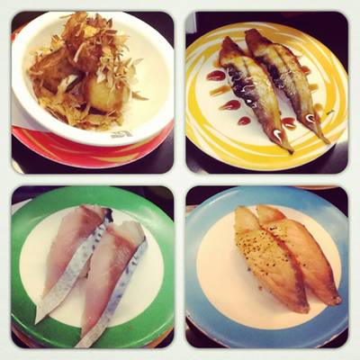 ปลาไหล ซาบะ  ที่ ร้านอาหาร Heiroku Sushi Central World