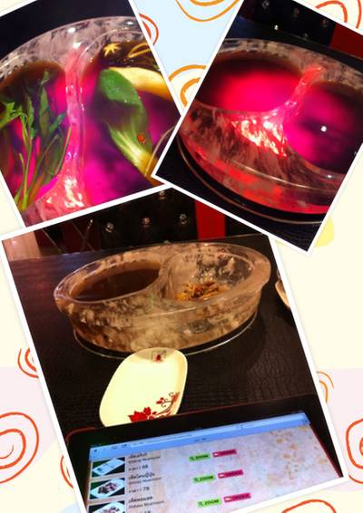 ชาบูหม้อแก้วชมพู ที่ ร้านอาหาร Crystal Jacky Restaurant